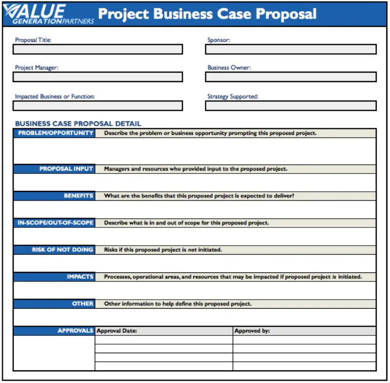 product manager case study templates