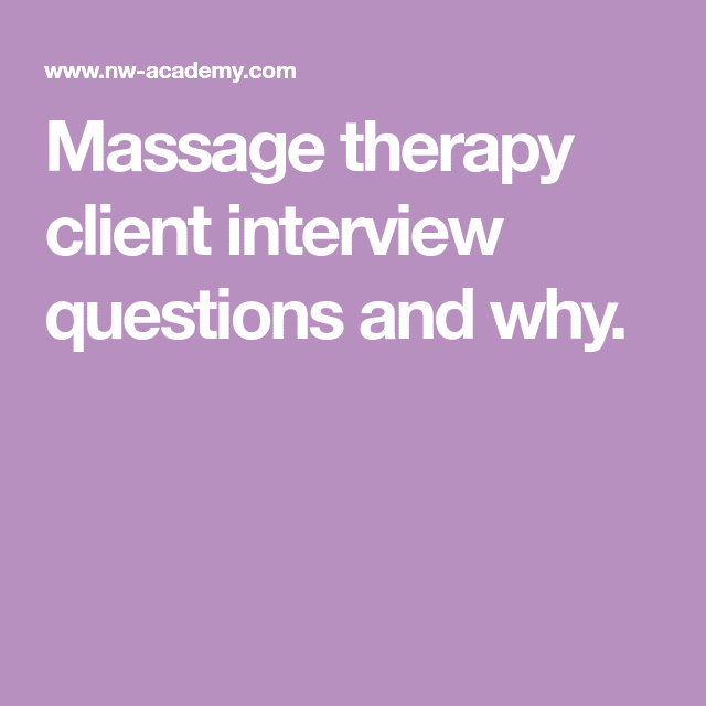 Questions To Ask Therapist Interview