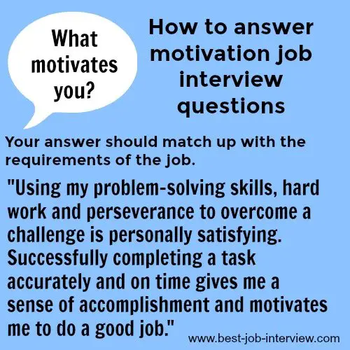 What Motivates You Interview Question - InterviewProTips.com
